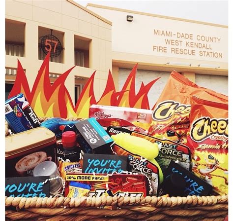 gift basket for firefighters